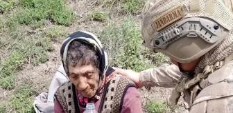 Sivas'ta kaybolan zihinsel engelli yaşlı kadın arazide baygın halde bulundu