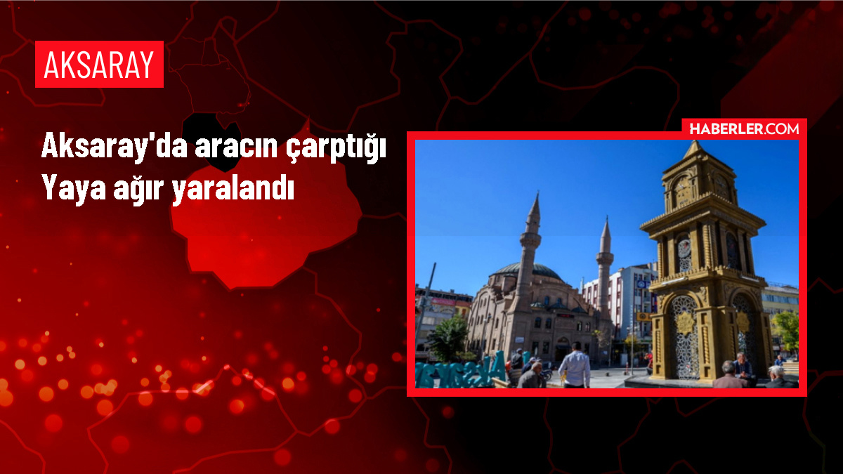 Aksaray'da Yaya Çarpma Kazası: Bir Yaralı