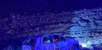 Aksaray'da Otomobil Şarampole Devrildi, Sürücü Hayatını Kaybetti