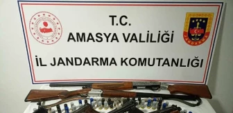 Amasya'da Gazinoda Ruhsatsız Silah Operasyonu: 6 Gözaltı
