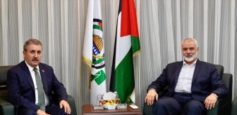 BBP Genel Başkanı Mustafa Destici, Hamas Siyasi Büro Başkanı İsmail Heniyye ile Görüştü