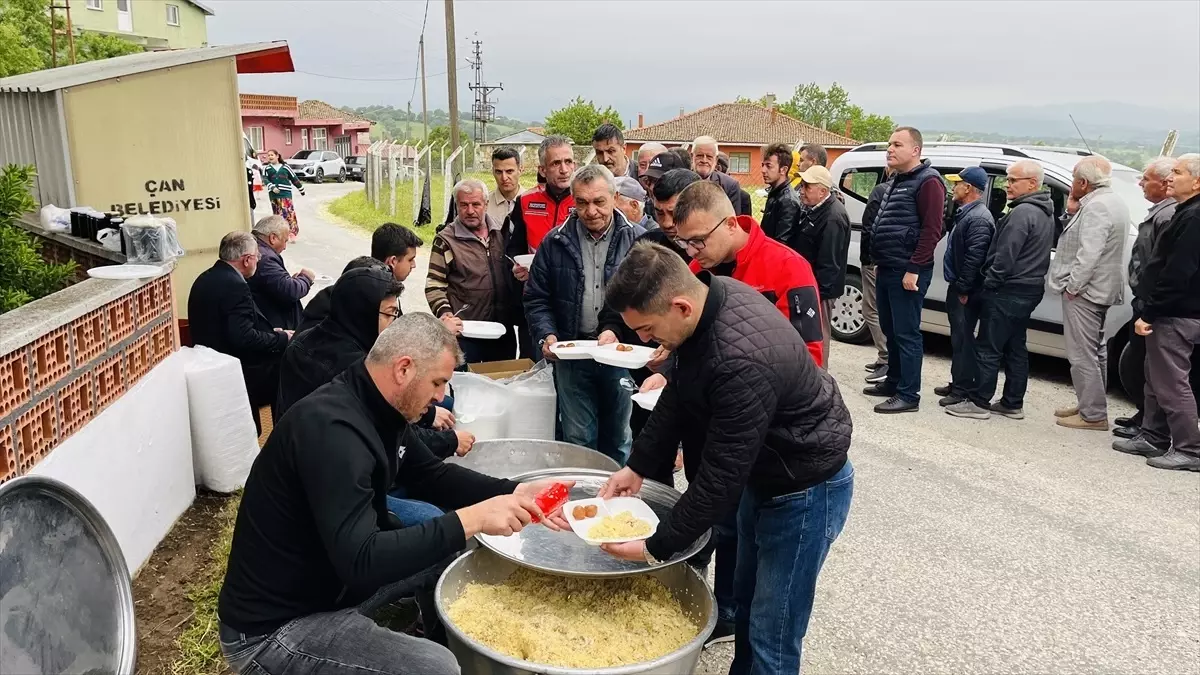 Çanakkale'nin Koyunyeri köyünde geleneksel hayır düzenlendi