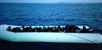 İzmir'de 34 düzensiz göçmen yakalandı, 4 şüpheli gözaltına alındı