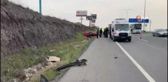 Kayseri'de kazada paramparça olan aracın sürücüsü hayatını kaybetti