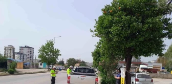 Kozan'da 33 araç ve 11 motosiklet trafikten men edildi