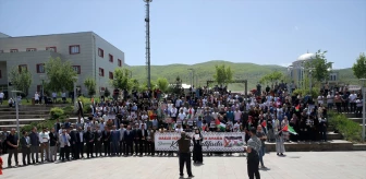 Muş Alparslan Üniversitesi Öğrenci ve Akademisyenleri Filistin İçin Dayanışma Gösterisine Destek Verdi
