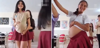 Öğretmenin, hamile öğrencisi için düzenlediği kutlama tartışma yarattı