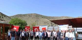 Erzurum'un Oltu İlçesinde Çiftçilere Bin 300 Zeytin Fidanı Dağıtıldı
