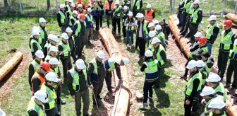 Aladağ Orman İşletme Müdürlüğünde Orman Emvali Üretiminde Eğitim Tatbikatı Yapıldı