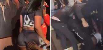 Rapçi Stunna Girl, konser sırasında bir izleyicinin tacizine uğradı! Eşi araya girince kavga çıktı