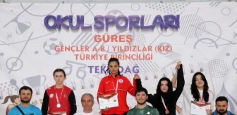 Bilecikli güreş sporcusu Ayşe Nazlı Aşut Türkiye 3'üncüsü oldu