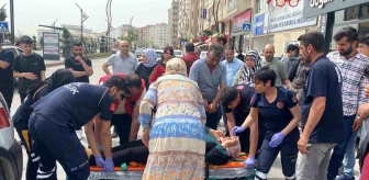 Elazığ'da motosiklet kazası: Yolun karşısına geçmeye çalışan kadın yaralandı