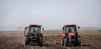 Kars'ta çiftçiler yem bitkisi ekimine başladı