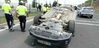Malatya'da Otomobil Takla Attı: 1 Yaralı