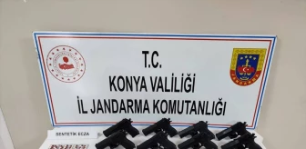 Konya'da 14 Ruhsatsız Tabanca Ele Geçirildi