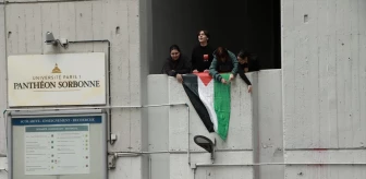 Paris 1 Pantheon-Sorbonne Üniversitesi Öğrencileri Gazze İçin Eylem Başlattı