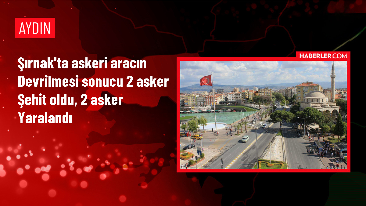Şırnak'ta askeri araç devrildi: 2 asker şehit, 2 asker yaralı
