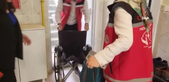 Vali ile görüşmek isteyen engelli kadın özel araçla makamı getirildi