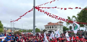 Bandırma'da 1 Mayıs İşçi Bayramı kutlamaları yapıldı