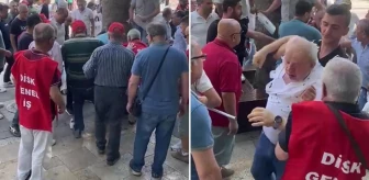 Denizli'de 1 Mayıs yürüyüşünde LGBT bayrağı açan kişiye saldırı