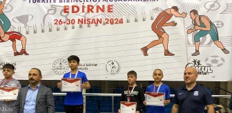 Manisa Sporcuları Okul Sporları Grekoromen Güreş Türkiye Birinciliği'nde Başarılı