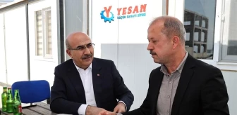 Bursa Valisi Mahmut Demirtaş, Yenişehir Küçük Sanayi Sitesi'ni ziyaret etti