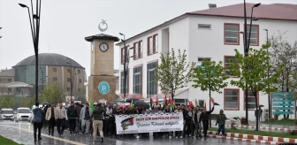 Bitlis Eren Üniversitesi Öğrencileri Filistin'e Destek Verdi