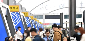 Çin'deki demiryolu yolcu seyahatleri rekor kırdı