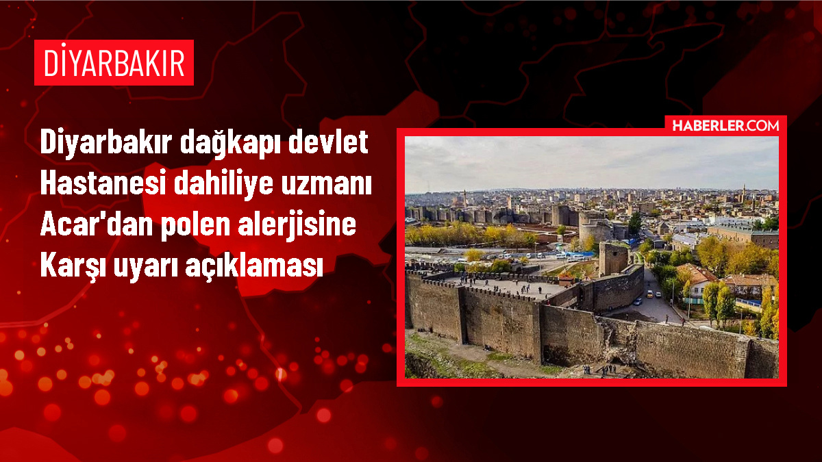 Diyarbakır Dağkapı Devlet Hastanesi'nden polen alerjisi uyarısı