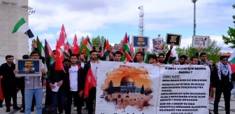 Eskişehir Osmangazi Üniversitesi Öğrencileri Filistin'e Destek Yürüdü