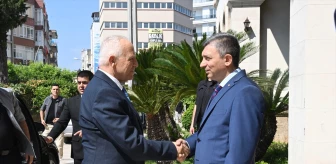 KKTC Cumhuriyet Meclisi Başkanı Antalya Valiliğine Ziyarette Bulundu