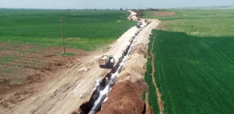 Mardin 2. Kademe İçme Suyu İsale Hattı'nda Çalışmalar Sürüyor