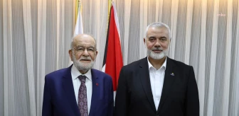 Saadet Partisi Genel Başkanı Hamas Siyasi Büro Başkanı İle Görüştü