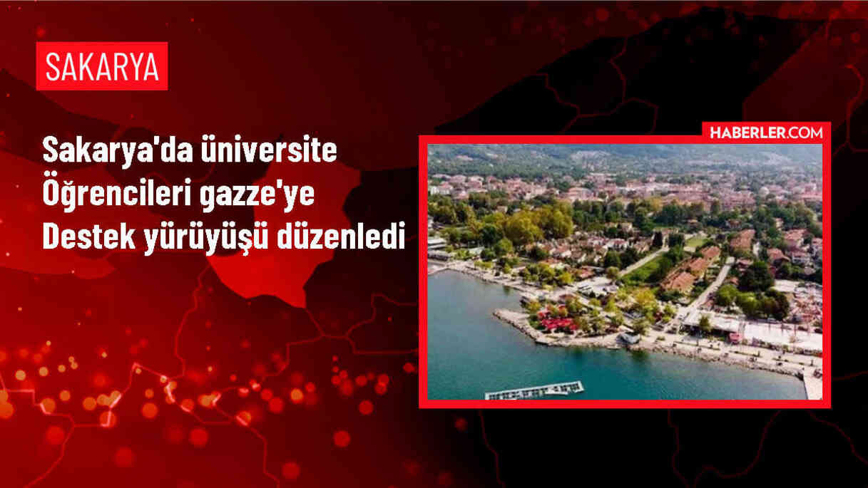 SAÜ Öğrencileri İsrail'in Gazze'ye Saldırılarını Protesto Etti