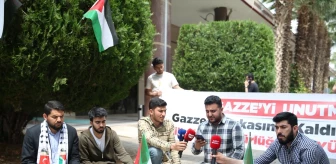 Şanlıurfa'da Harran Üniversitesi Öğrencileri Filistin'e Destek İçin Oturma Eylemi Başlattı