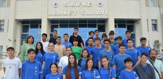 Silifke Mesleki ve Teknik Anadolu Lisesi öğrencileri Adalet Sarayını ziyaret etti