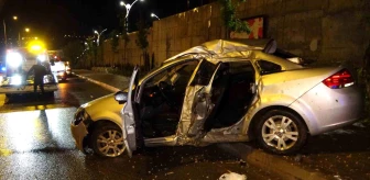 Yozgat'ta Kontrolden Çıkan Otomobilin Ağaca Çarptığı Trafik Kazası