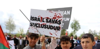 AİÇÜ, İsrail'in Gazze'ye yönelik saldırılarını protesto etti