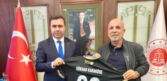 Alanyaspor Kulüp Başkanı Hasan Çavusoğlu ve yönetimi Ankara Cumhuriyet Başsavcısı'nı ziyaret etti