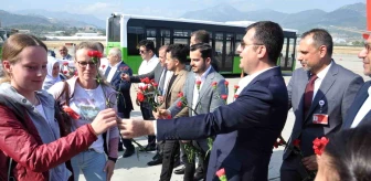 Gazipaşa-Alanya Havalimanı'na Brüksel'den ilk uçuş gerçekleştirildi
