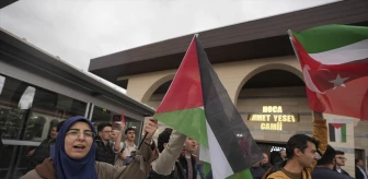 Gazi Üniversitesi Öğrencileri İsrail'in Gazze'ye Saldırılarını Protesto Etti