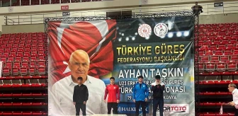 Konya'da minder güreşlerinde Türkiye Şampiyonu olan Yasin Yeşil, Karacabey'in gururu oldu