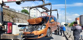 Zonguldak'ın Ereğli ilçesinde zincirleme trafik kazası