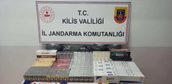 Kilis'te Gümrük Kaçağı Sigara ve Çay Ele Geçirildi