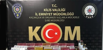 Kilis'te Gümrük Kaçağı Sigara ve Elektronik Sigara Kartuşları Ele Geçirildi