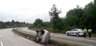 Karabük'te yağmur nedeniyle meydana gelen kazada 1 kişi yaralandı