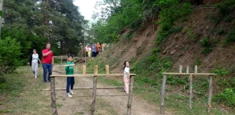 Artvin Ormanlı Köyünde 'Köyvayvır' İsimli Spor Parkuru Çocukların İlgi Odağı Oldu