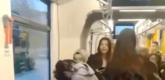 Eskişehir'de Tramvayda Kız Öğrenciler Arasında Kavga