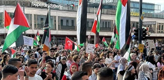 Berlin'de Filistin'e Destek Gösterisi Düzenlendi