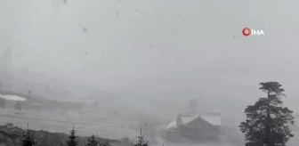 Bolu'da Mayıs ayında kar sürprizi